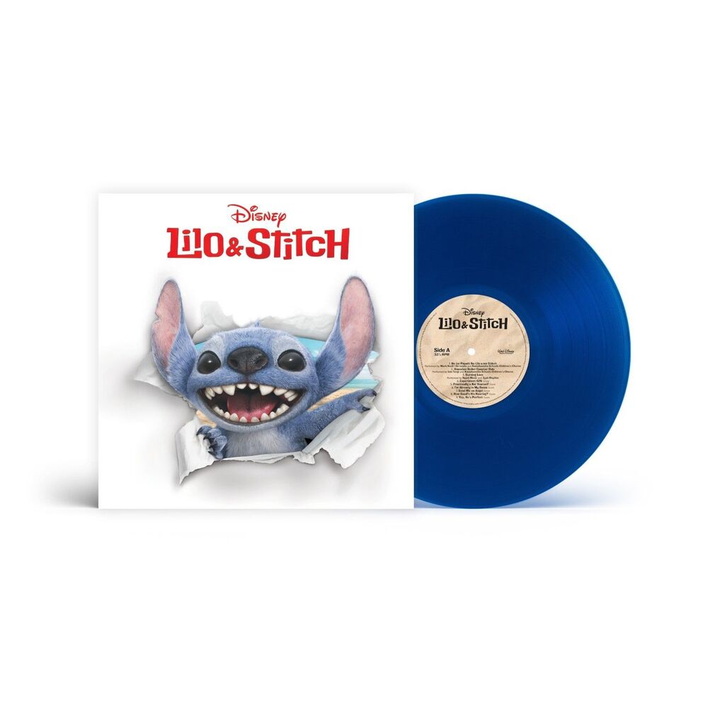 Disney Lilo & Stitch Vinyl - LP - Translucent Blue - Live Action Soundtrack